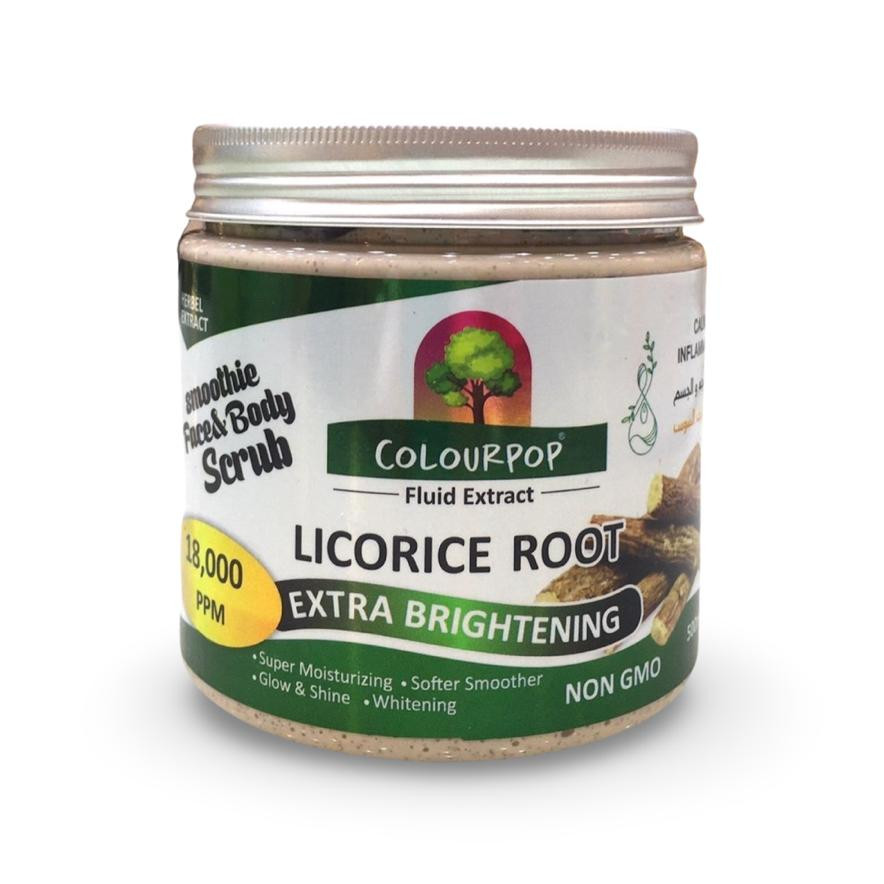 كولور بوب - مقشر للوجه والجسم - عرق السوس 500 مل