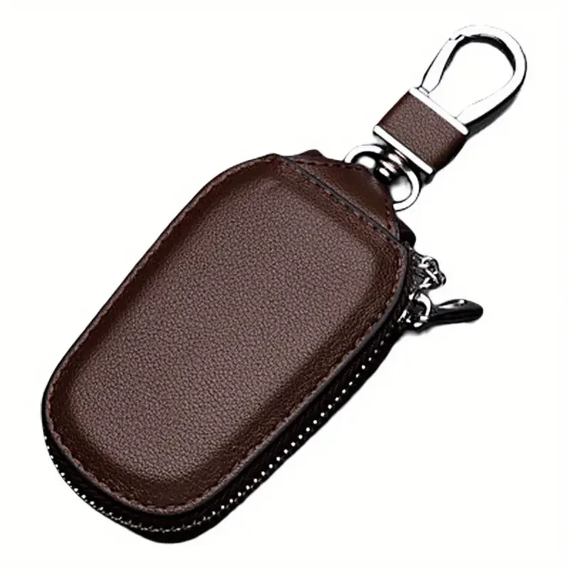 حامل مفاتيح السيارة مقاوم للخدش و الغبار اللون البني