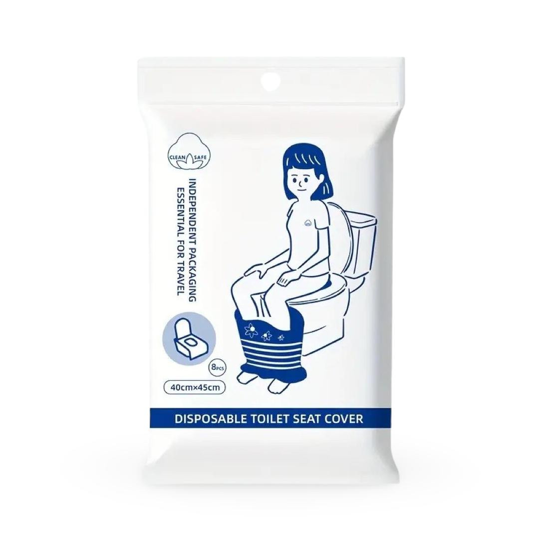 غطاء لكرسي المراحيض - 8 حبات