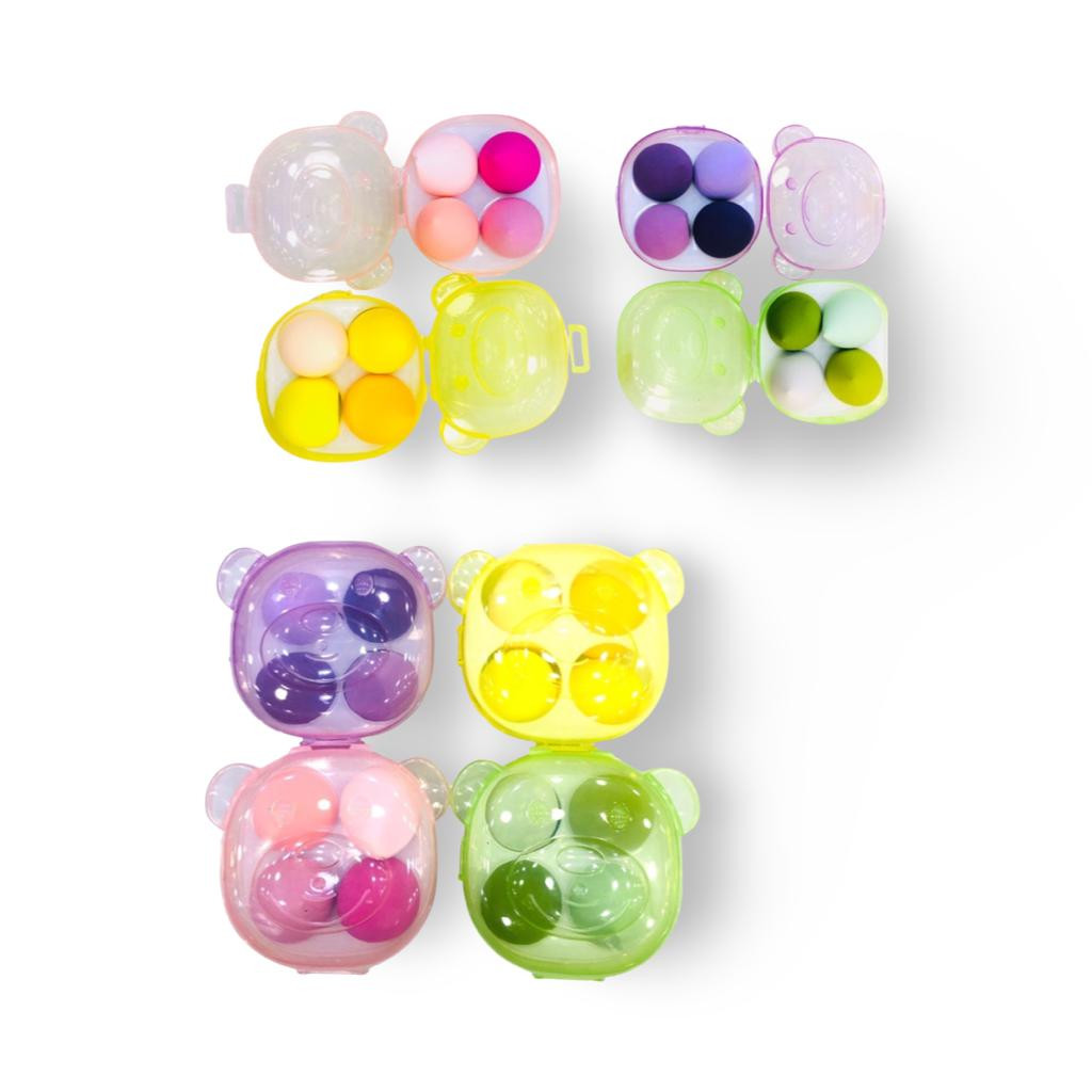 اسفنج دمج المكياج ذات لمسة ناعمه - 4 قطع