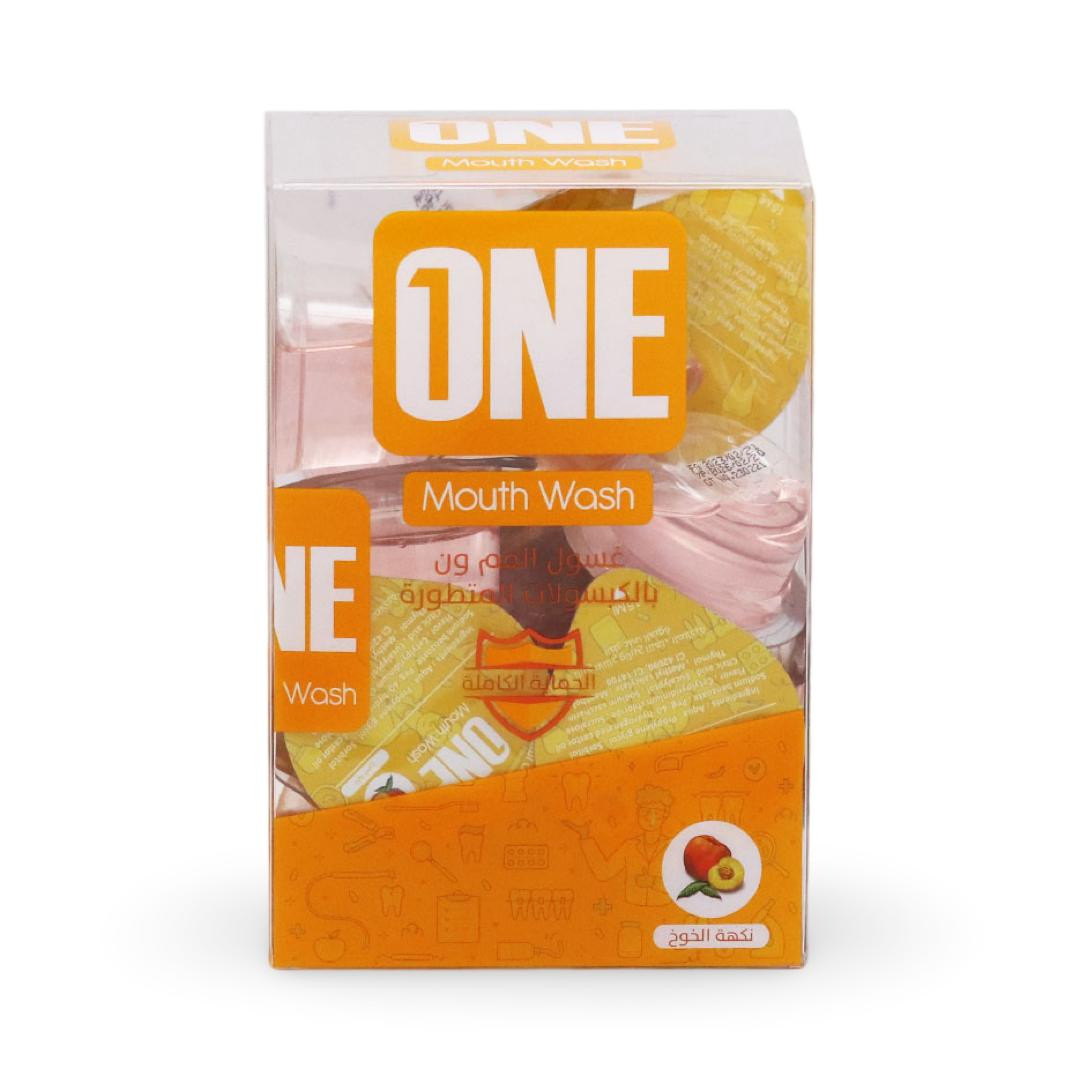 كبسولات غسول الفم بنكهة الخوخ - 20 حبة