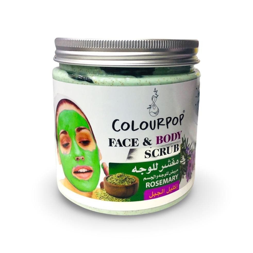 كولور بوب - مقشر للوجه والجسم - اكليل الجبل 500 مل