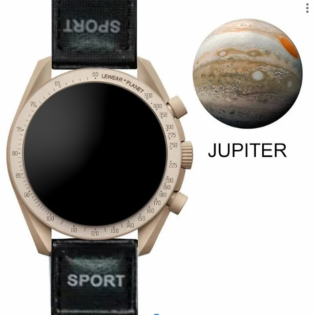 ساعة كوكب المشتري مون سواتش كولكشن الذكية