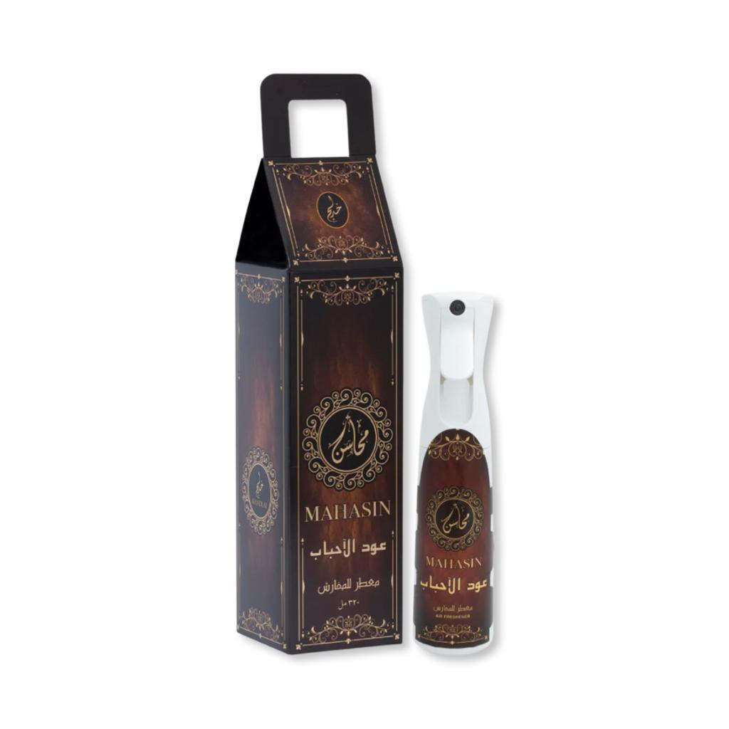 محاسن عود الاحباب  - معطر الجو والمفارش - 320 مل