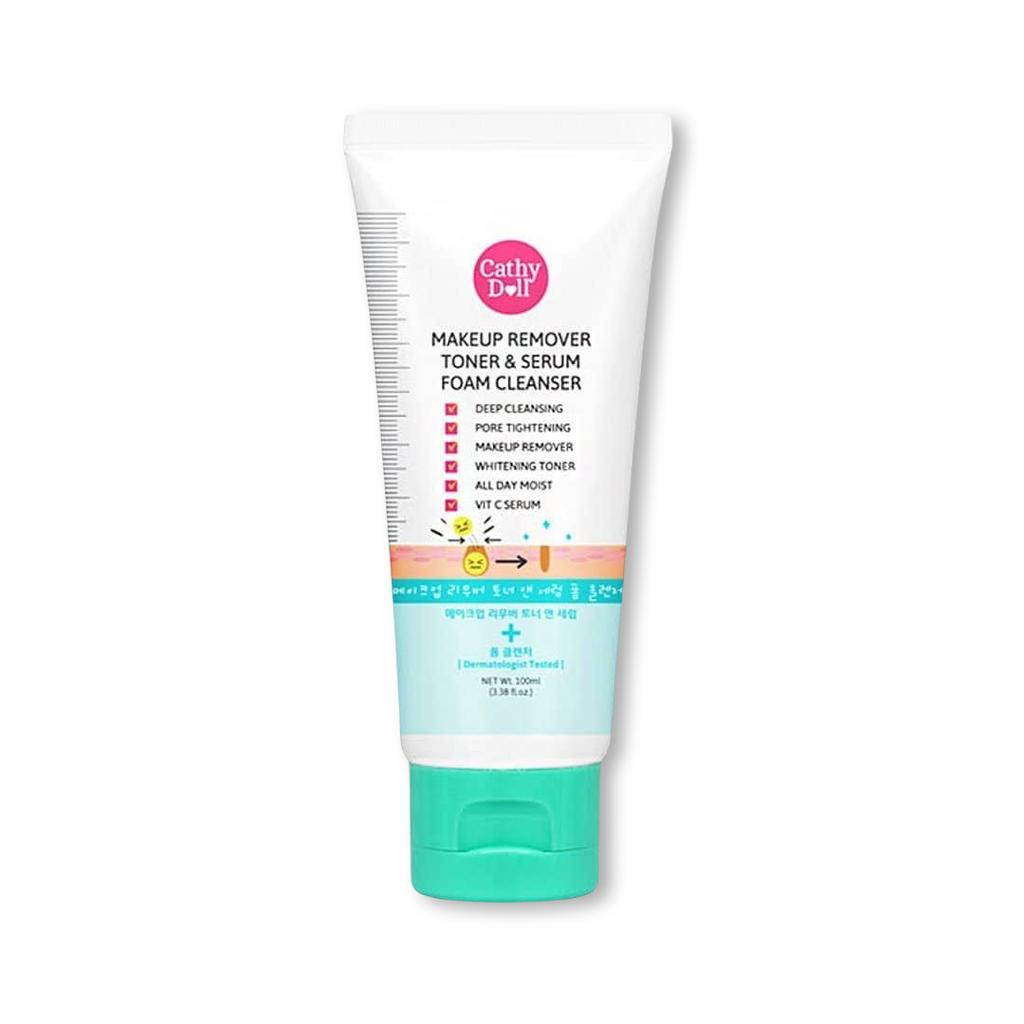 كاثي دول - تونر مزيل المكياج ومنظف رغوي - 100 مل