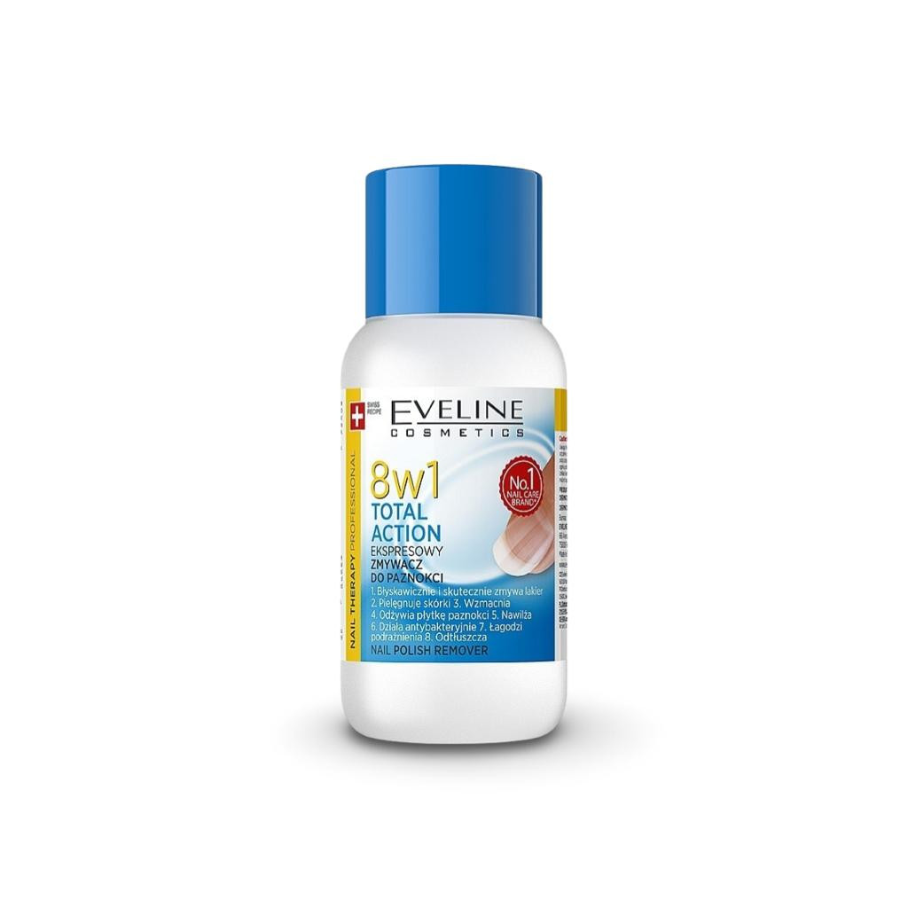 ايفلين - مزيل طلاء الأظافر 8 في 1 توتال أكشن
