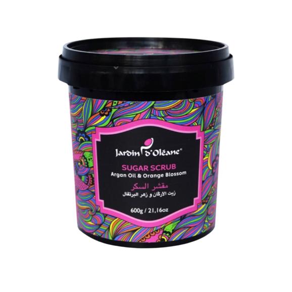 مقشر السكر بزيت الأركان وزهرة البرتقال