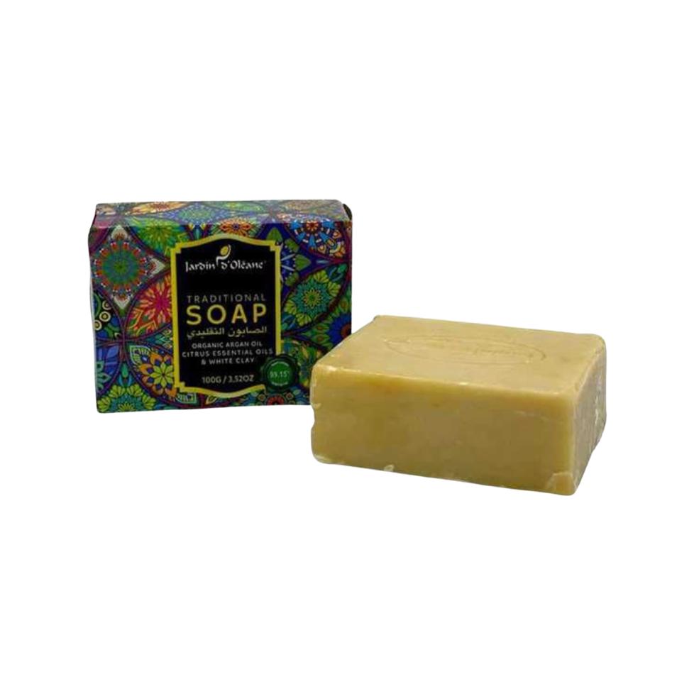 جاردن أوليان - صابون منظف للبشرة حوامض والطين الأبيض