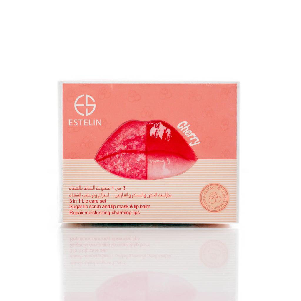 مجموعة العناية بالشفاه بخلاصة الكرز