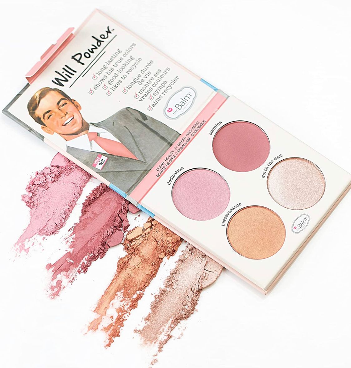 ذا بالم - بودرة خدود أربعة ألوان