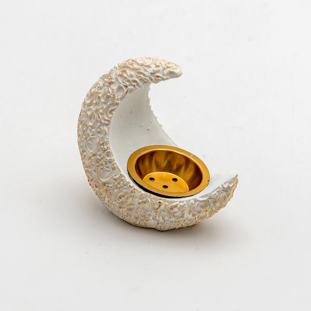 مدخن هلالي - ابيض 