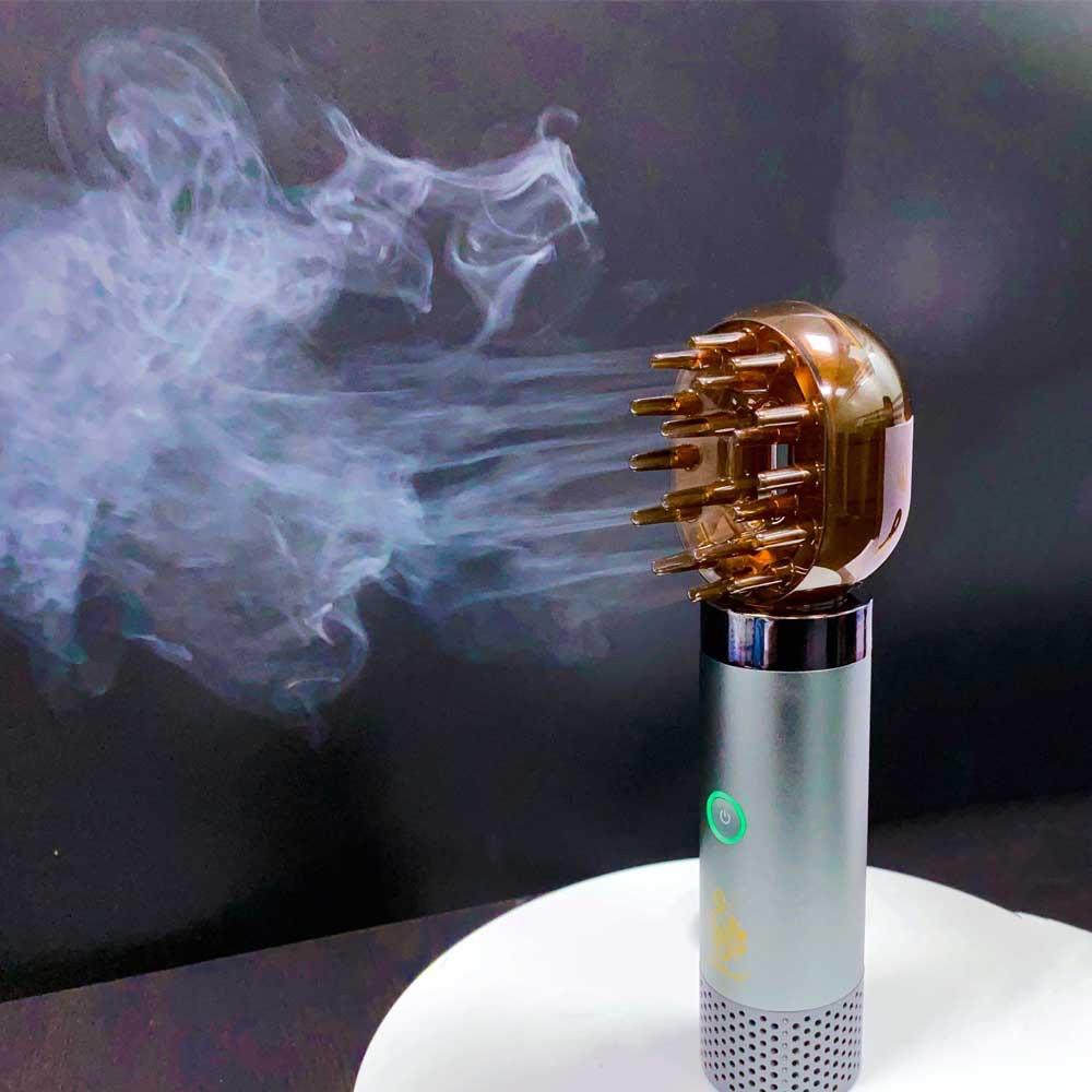 مشط مبخرة الكترونية - رمادي 