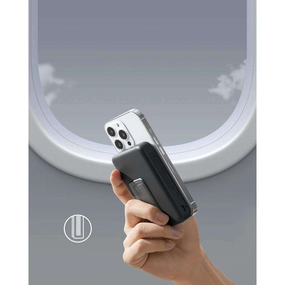 بطارية مغناطيسية 633  ماجو 10000 مللي أمبير باللون الأسود من انكر