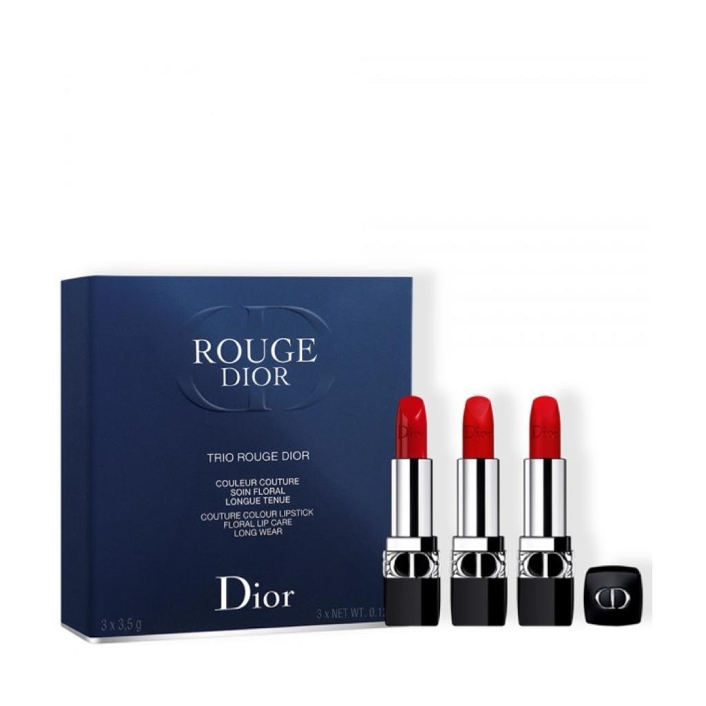 ديور - مجموعة ثلاث أحمر شفاه 