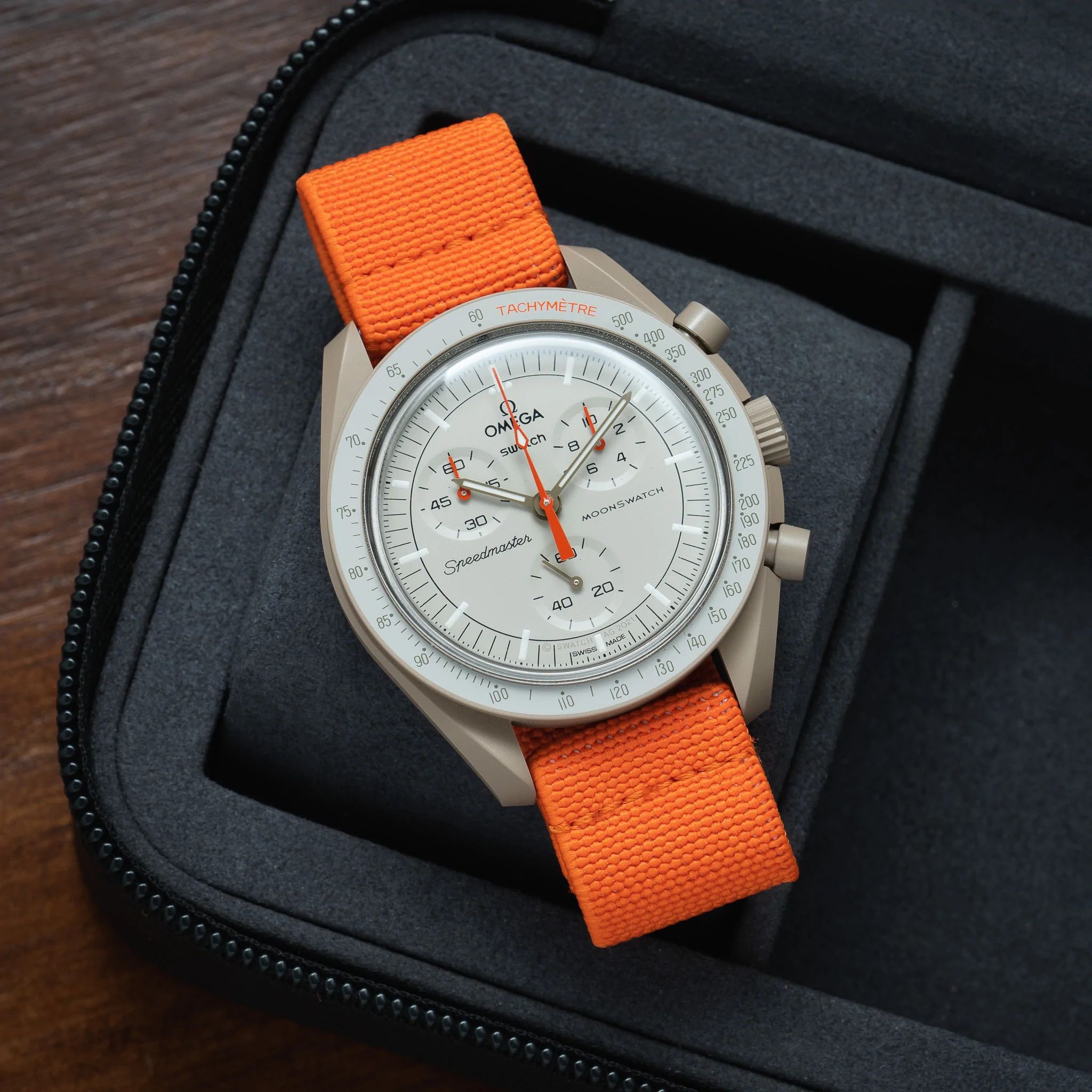 Omega watch strap Orange