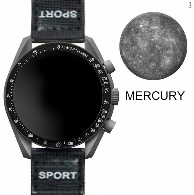 ساعة كوكب ميركوري مون سواتش كولكشن الذكية