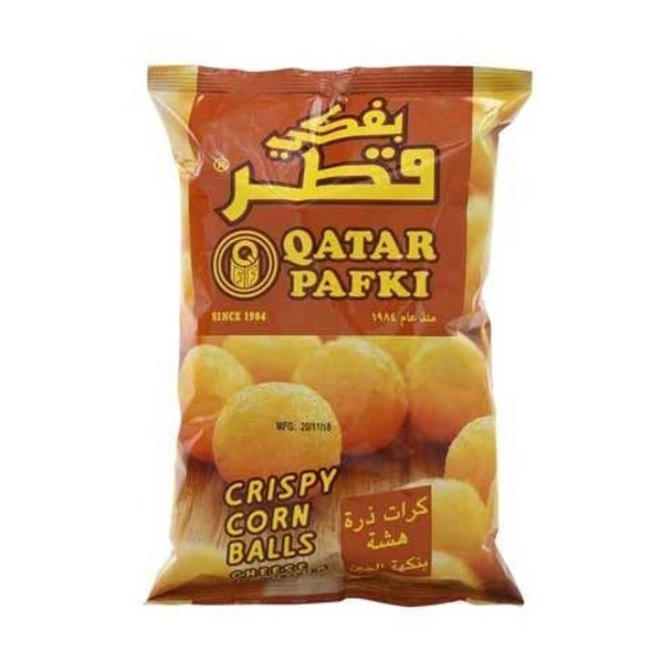 بفكي قطر كرات ذرة هشة بنكهة الجبنة 80 جرام