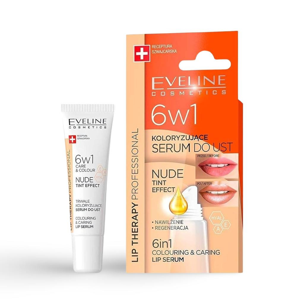 ايفيلين - سيروم الشفاه للعناية وتلوين الشفاه - نود