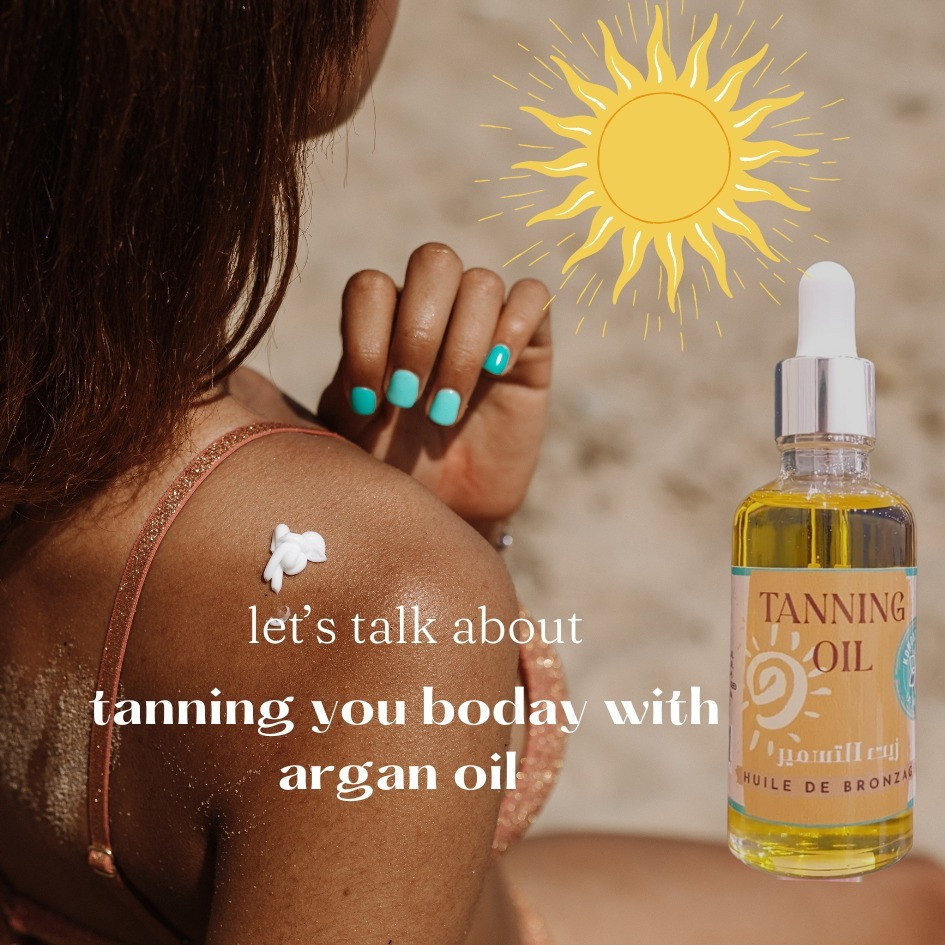 زيت تسمير بزيت الأرجان 50 مل